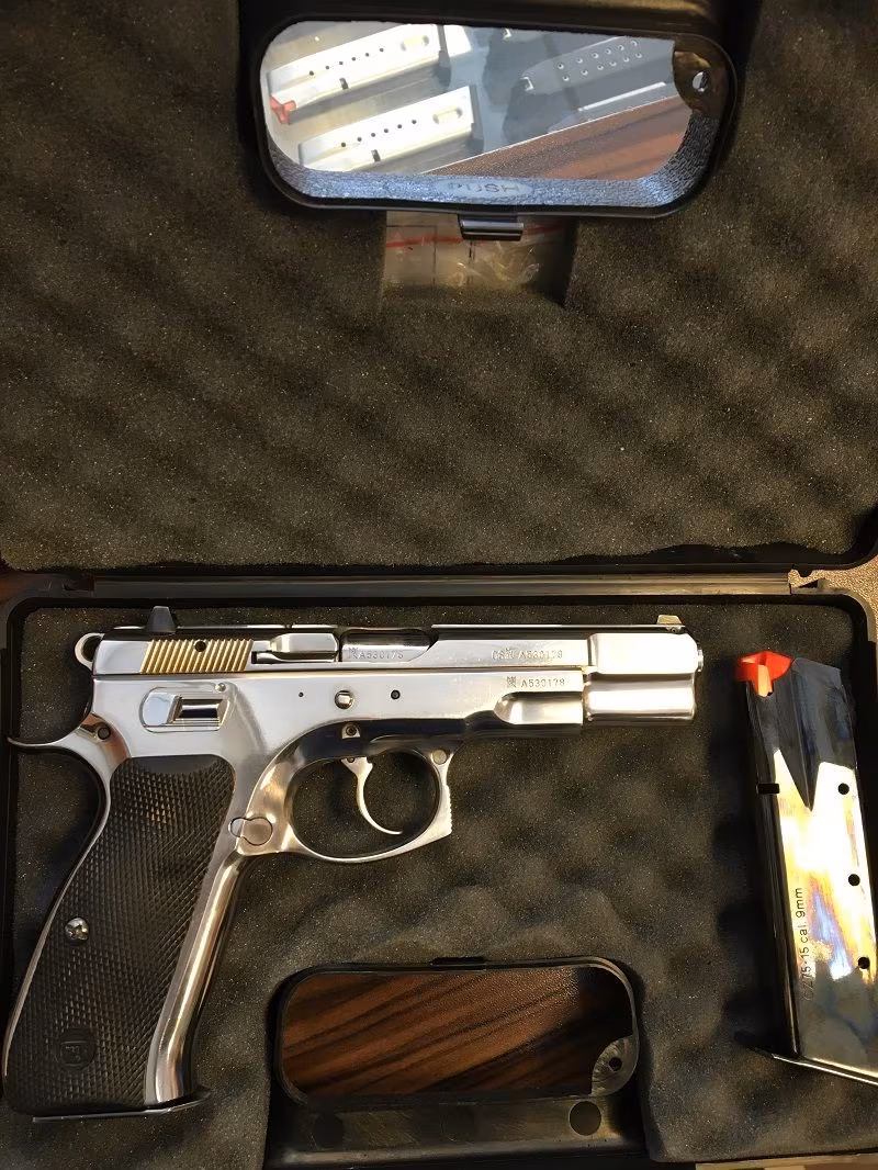 CZ 75B (YENİ SERİ ORJİNAL PARLAK STAİNLESS)