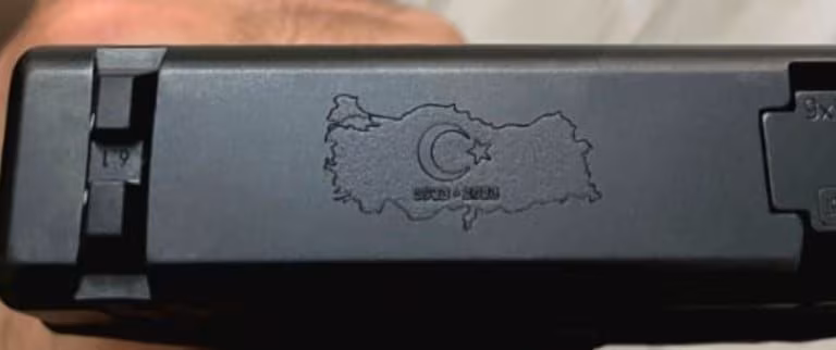 SIFIR TÜRK YAZILI HARİTALI GLOCK 17 GEN 5