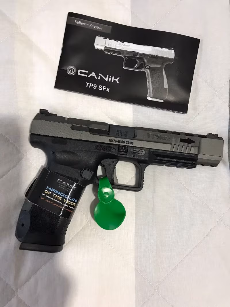 ACİL İHTİYAÇTAN CANİK TP9 SFX HİÇ KULLANILMAMIŞ SIFIR TABANCA