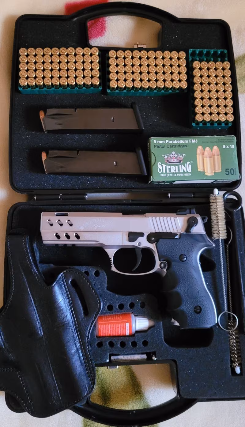 Zigana sport 9mm sıfır Krom ve hediyeli