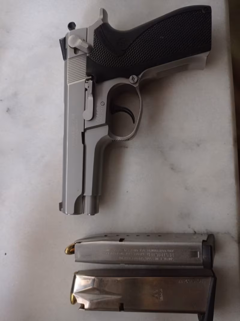 5906 SMİTH WESSON KOMPLE ÇELİK, ŞARJÖRLÜ, 15+1 TERTEMİZ