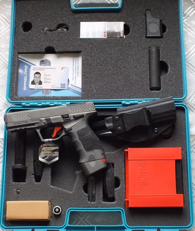 SARSILMAZ SAR 9 GEN 2 PLATİNİUM KUTUSUNDA SIFIR SİLAH