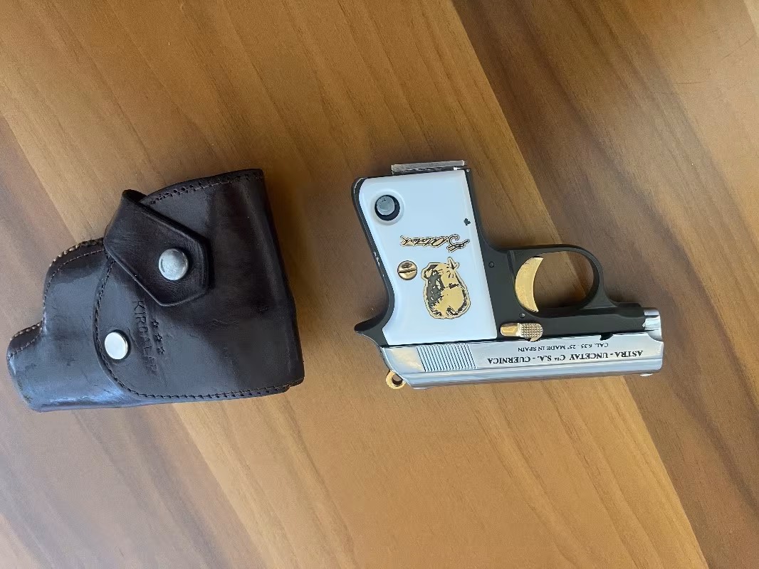 Fiyatı düştü! Yılın son fırsatı .Astra cup 6.35 Sedef işlemeli kabza , ilk günkü gibi…