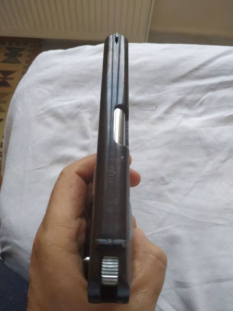 Emekli Albay'dan 9 mm Belcika Browning Parabellum.  Ruhsatsiz satin almak isteyenler, aramasin lutfen.