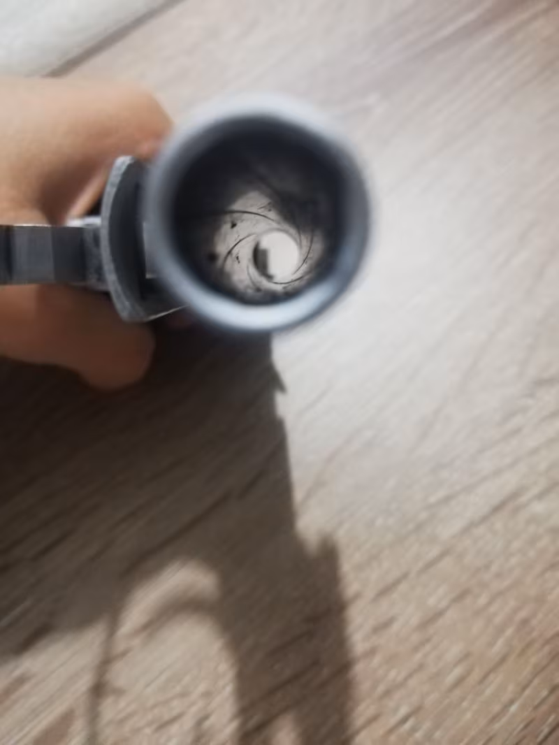 Polisten Krom Sedef Kaplamalı Kehribar Kabzeli Az Kullanılmış Kısa 9 KIRIKKALE