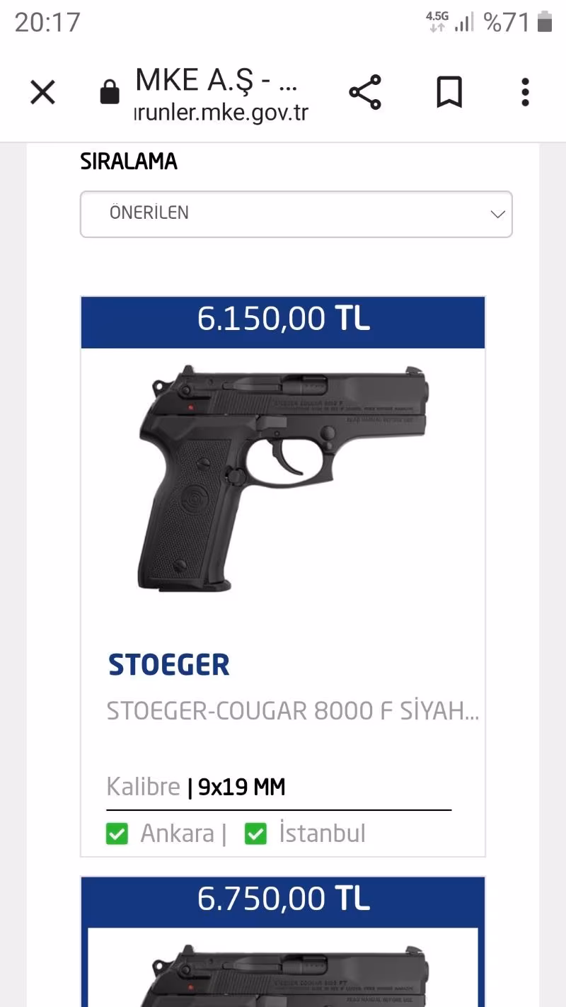Stoeger 8000f