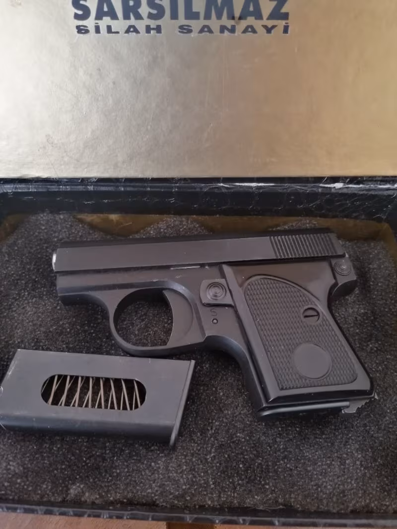 Sıfır sarsılmaz 6.35 tabanca ( RUHSATLI)