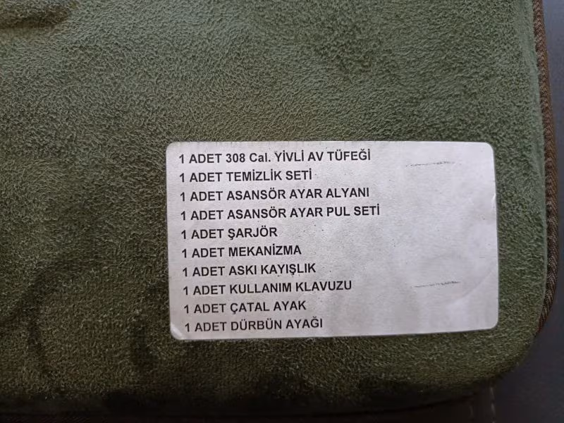 Memurdan Sıfır OVİS-B-08 Yivli Av Tüfeği (Yerli Kanas)