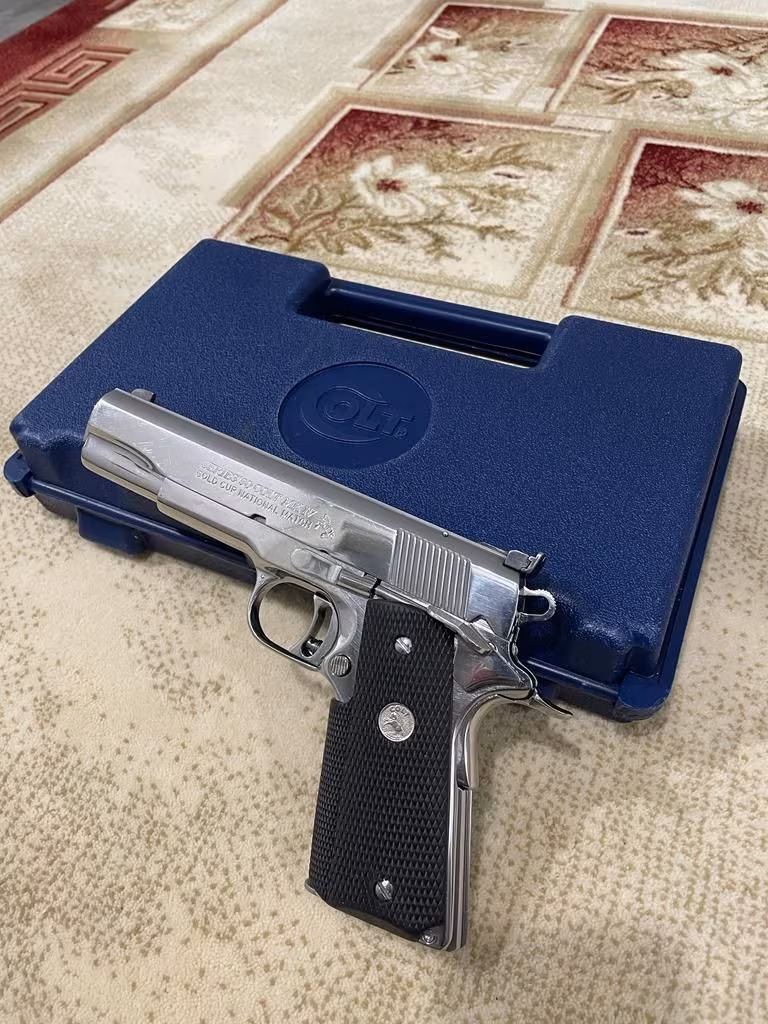 Yargı Mensubundan, GOLD CUP NATİONAL MATCH (SERİES 80 COLT MK IV) Model , 45 Kalibre 8+1 kapasiteli COLT