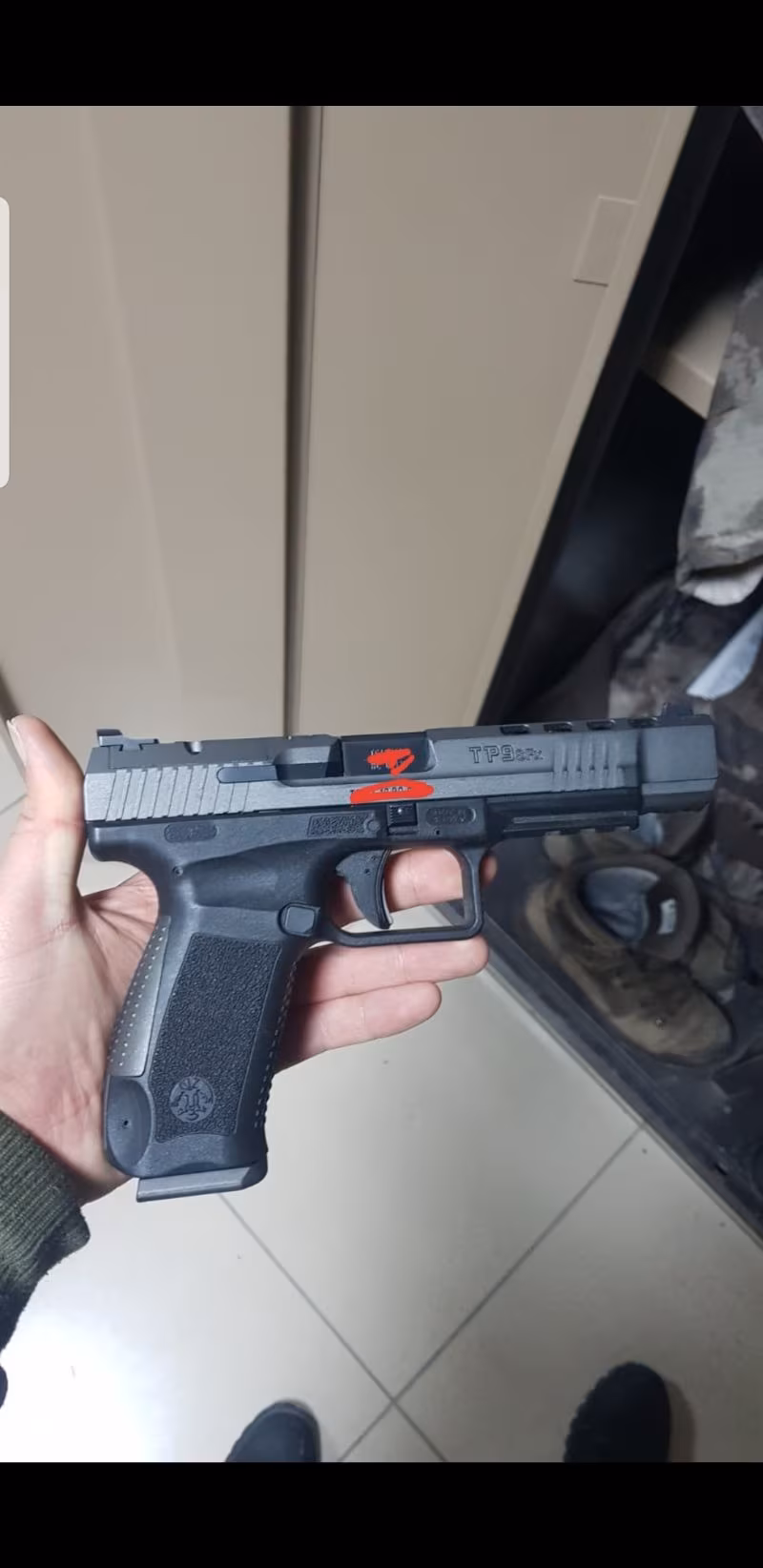 Sıfırdan farksız tabanca