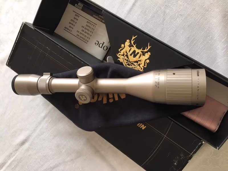 NİKON TİTANIUM YİVLİ TÜFEK DÜRBÜNÜ 3.3-10X44 MESAFE AYARLI  ORJİNAL JAPAN