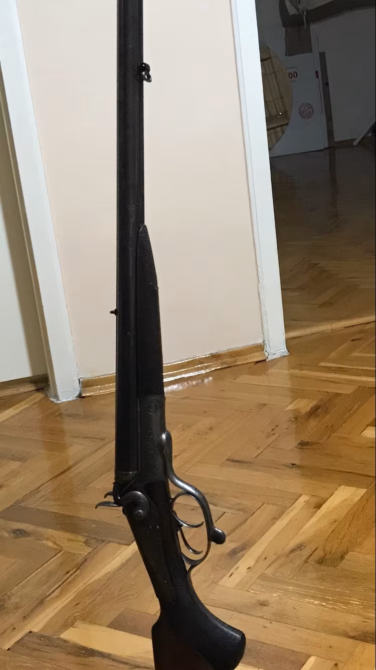 1865 VİYANA EL YAPIMI YİVLİ ÇİFTE