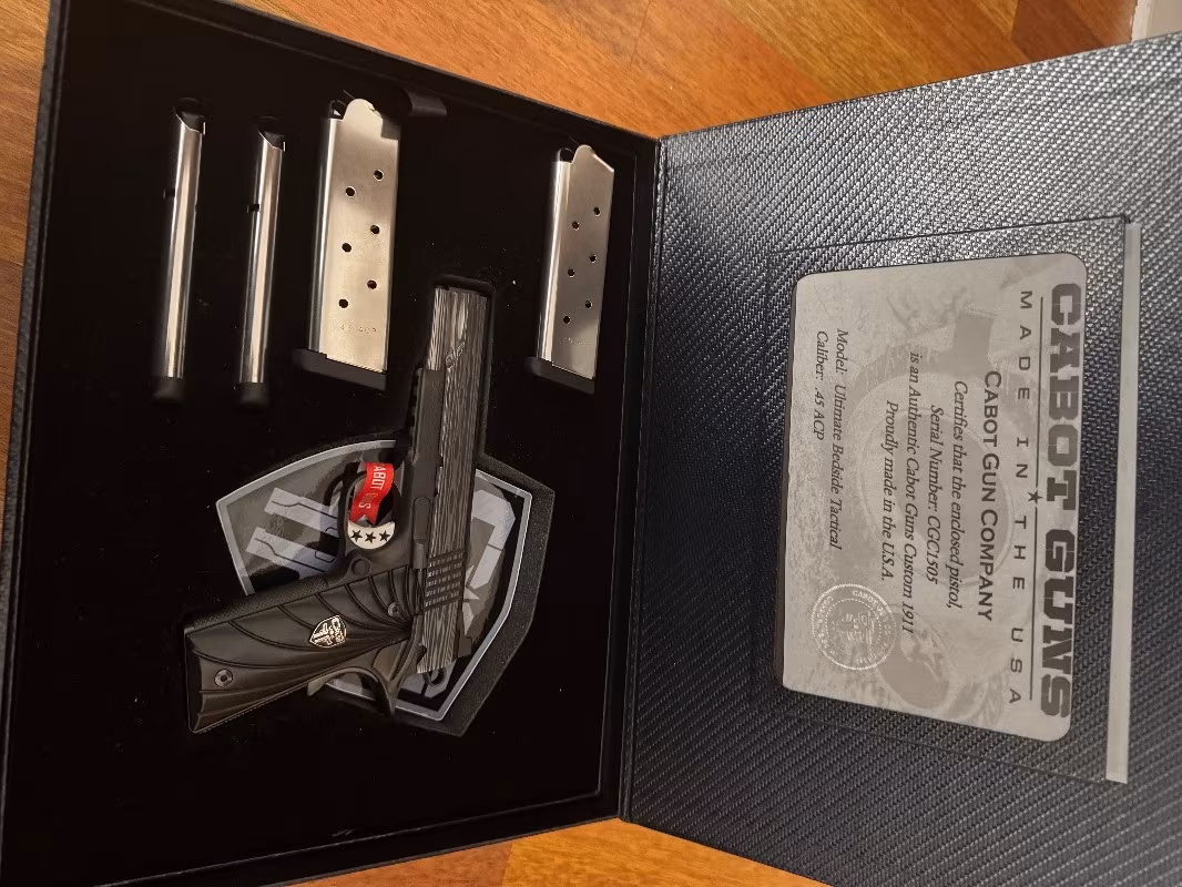 Cabot Ultimate Bedside Damascus 1911