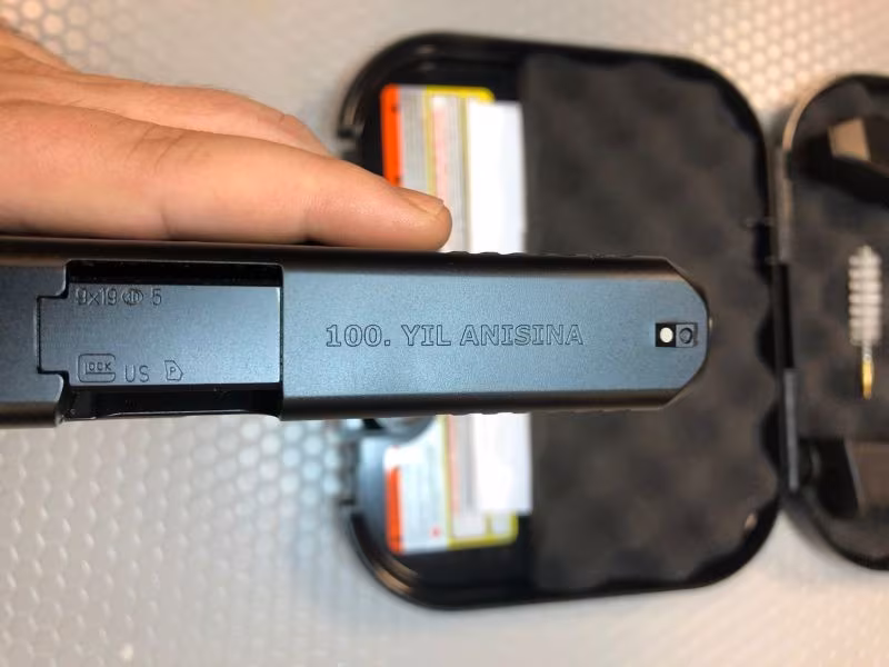 SIFIR GLOCK 19 GEN 5 TC SERİSİ CUMHURİYETİN 100 ANISINA