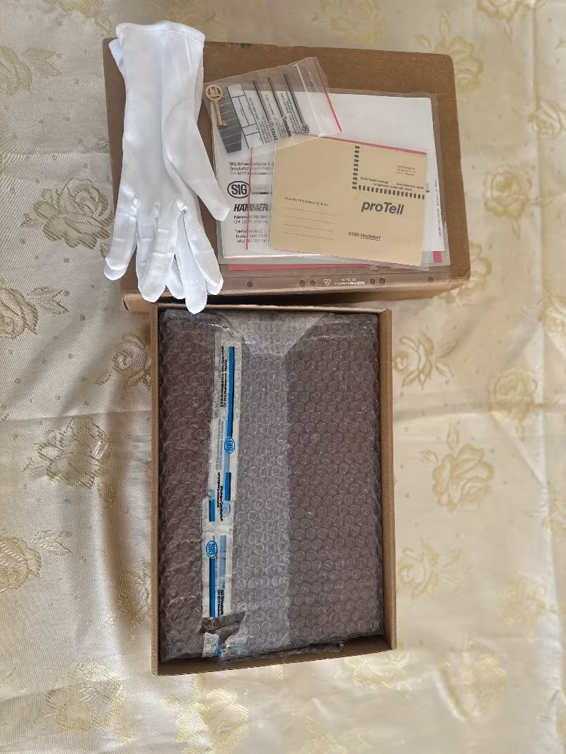 KOLEKSİYONLUK SIG P210 BLUE HELVETICA