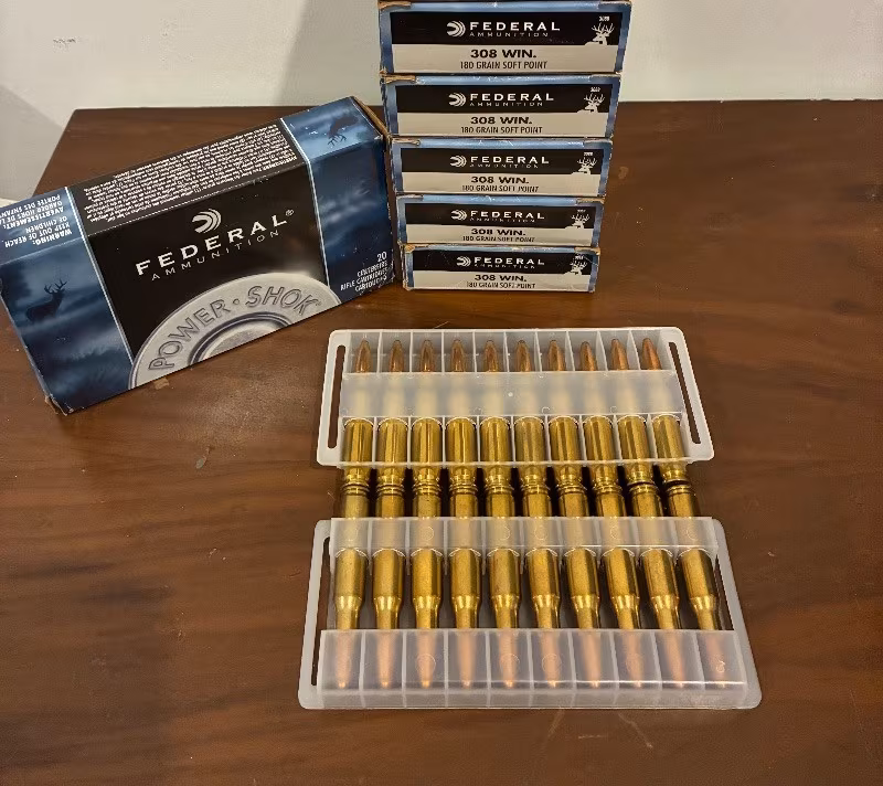 Federal 308 win 180 grain mermi