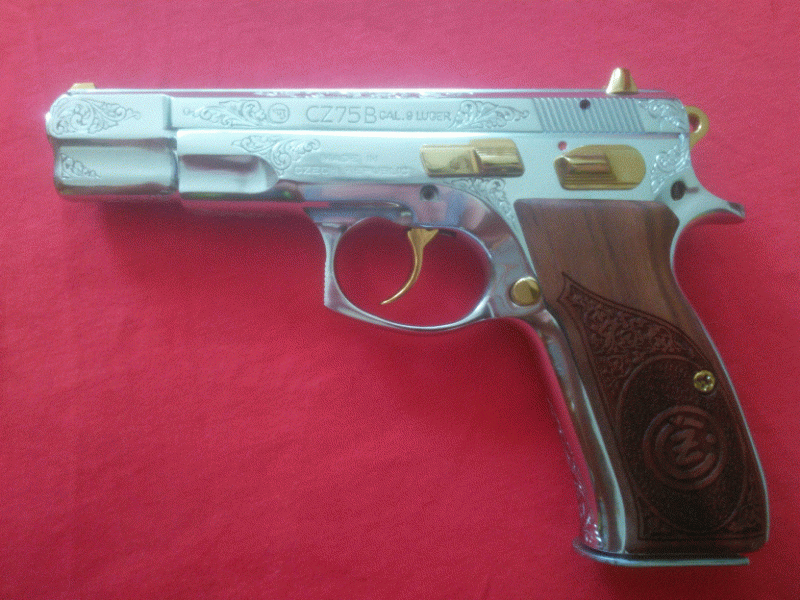 İŞLEMELİ  KROM KAPLAMALI CZ 75B