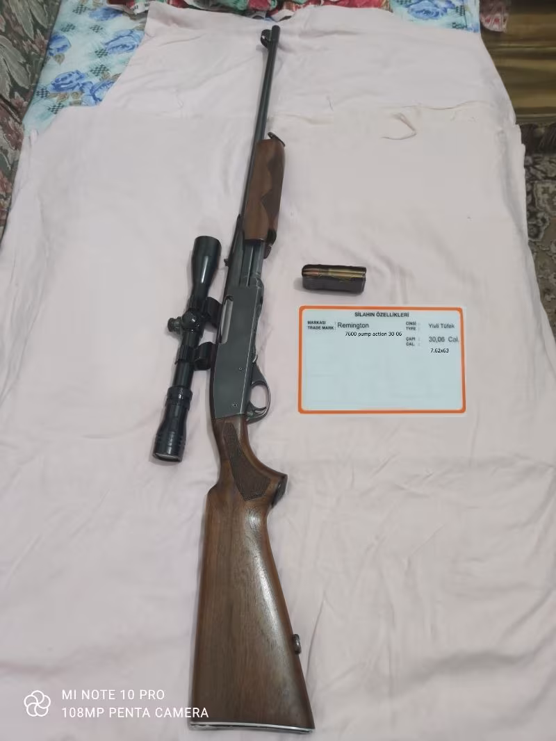 Remington 7600 pump action 30-06 kalibre 7.62×63