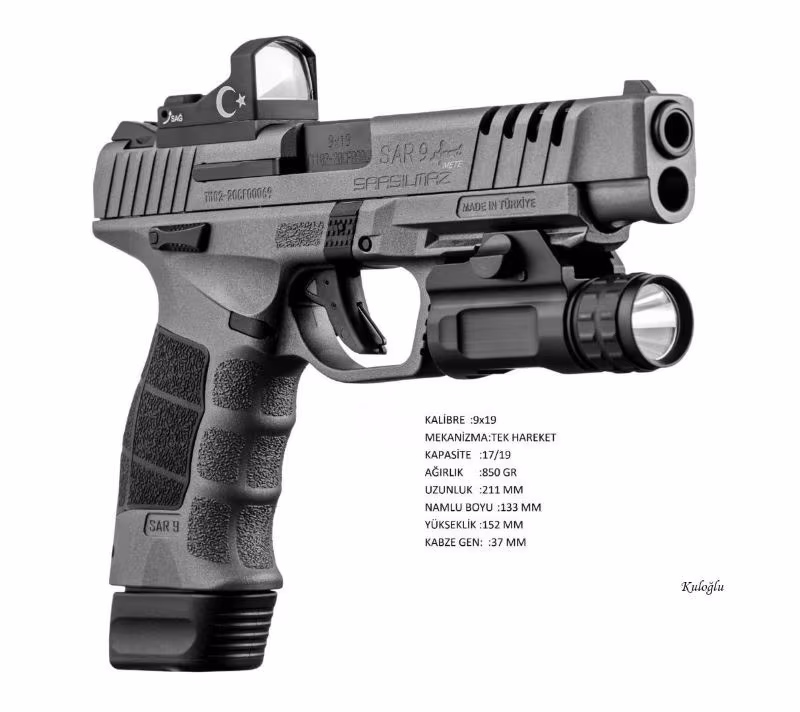 SAR 9 SPORT	Platinum  ABD de Yılın Silahı Seçildi.