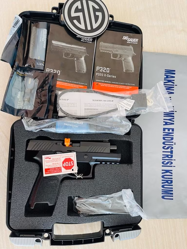 İLK ELDEN SIFIR AYARINDA ÇIZIKSIZ TERTEMİZ SİG SAUER P320 NADİR BULUNAN MODELİ