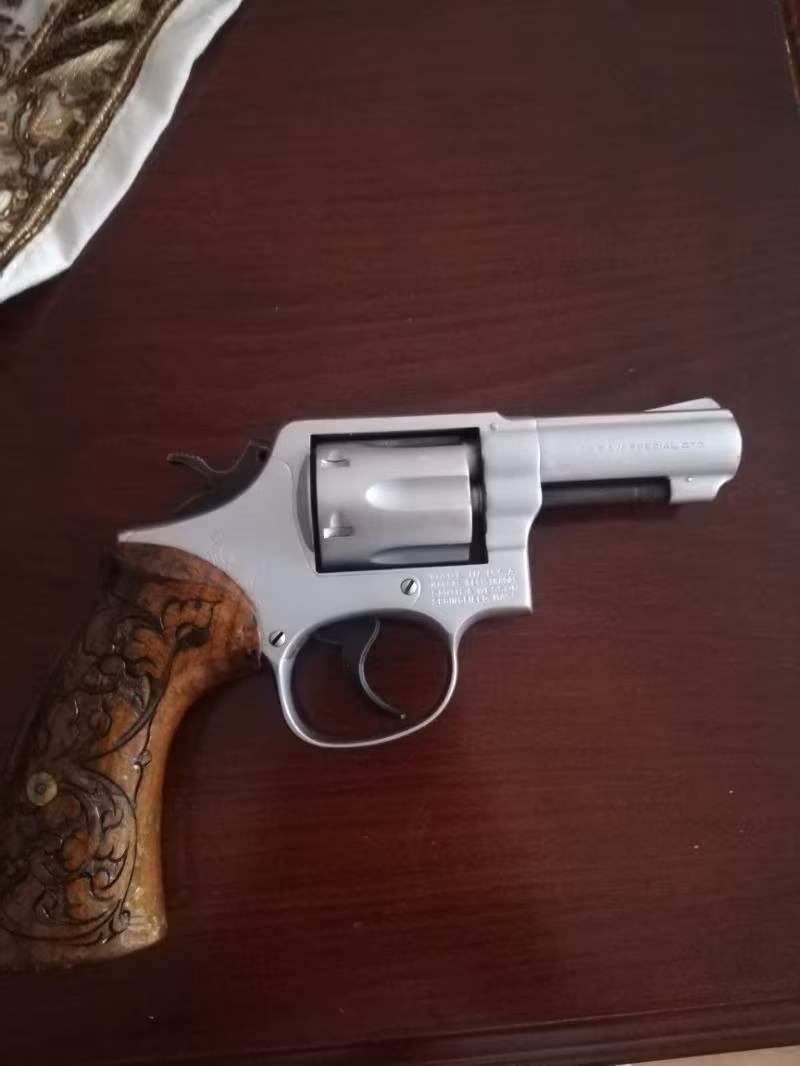 38 lik Smith wesson ABD yapımı toplu tabanca