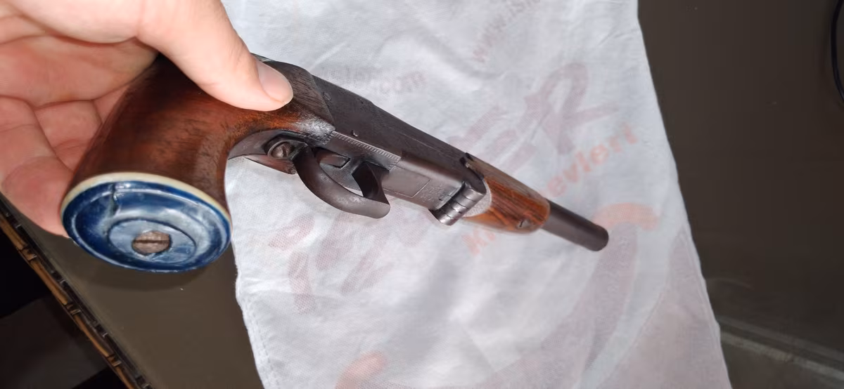 1900 model tek kırma tüfek sağlam çalışır durumda