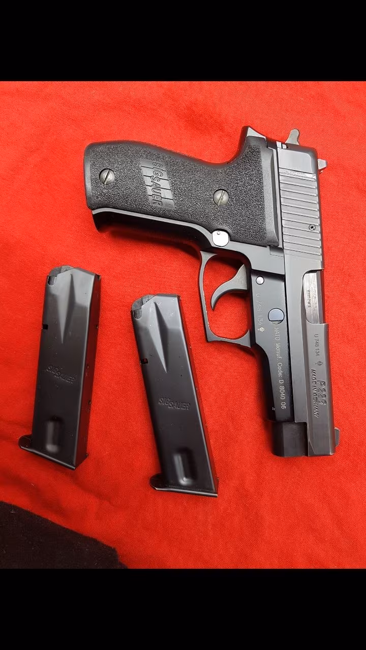 0 ayarinda Sigsauer P226 U Alman