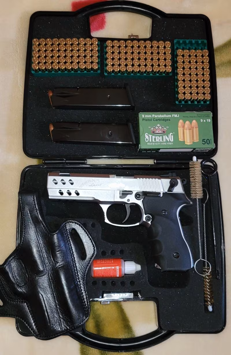 Zigana sport 9mm sıfır Krom ve hediyeli