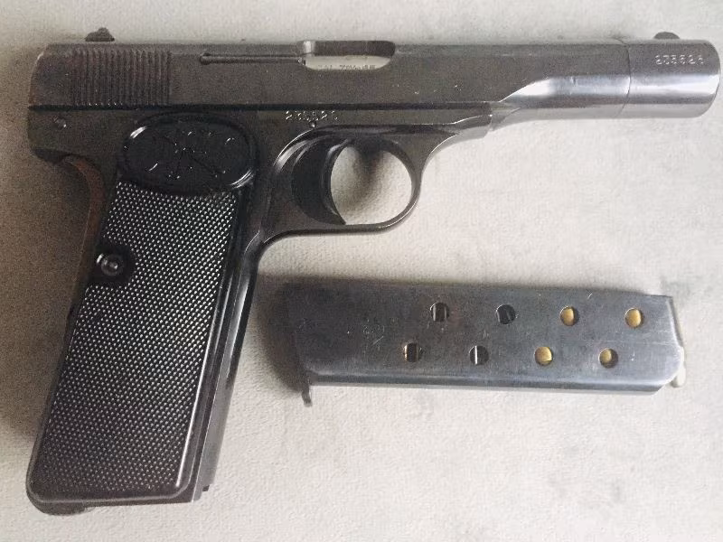 SIFIR AYARINDA,ÇOK TEMİZ UZUN NAMLU 7.65 MM YÜZÜKLÜ BROWNİNG