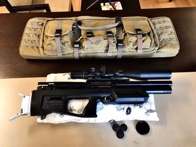 Kalibrgun Cricket 5.5 mm, Ayarlı Dipçik Pedli, Taşıma Çantalı ve 3 Adet Şarjörlü