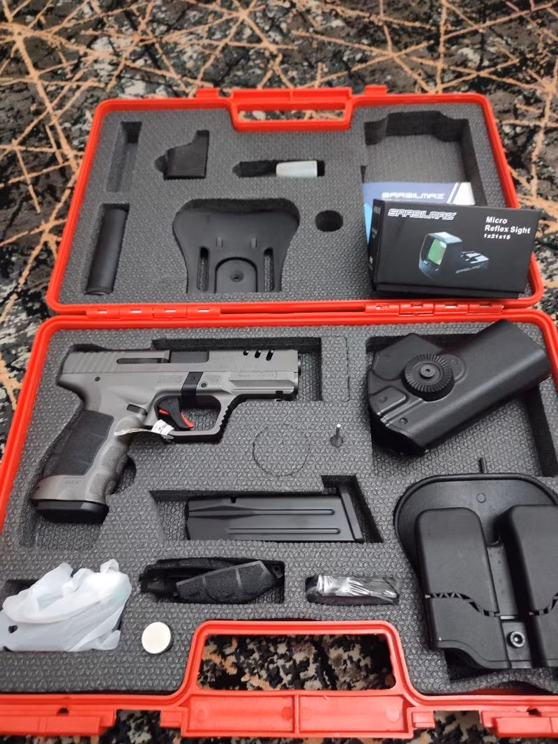 SARSILMAZ SAR9 PLATİNUM + LAZER + DÜRBÜN + FENER FULLL