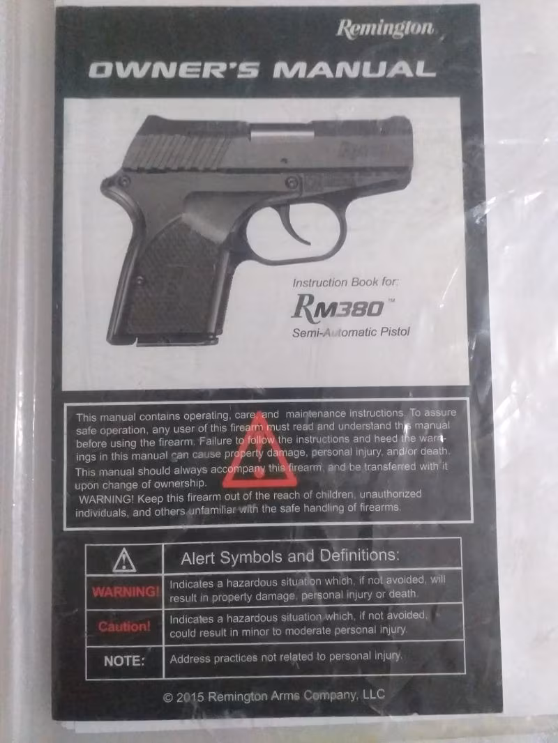 Meraklısına Remington cep silahı 380 Auto (9mm)