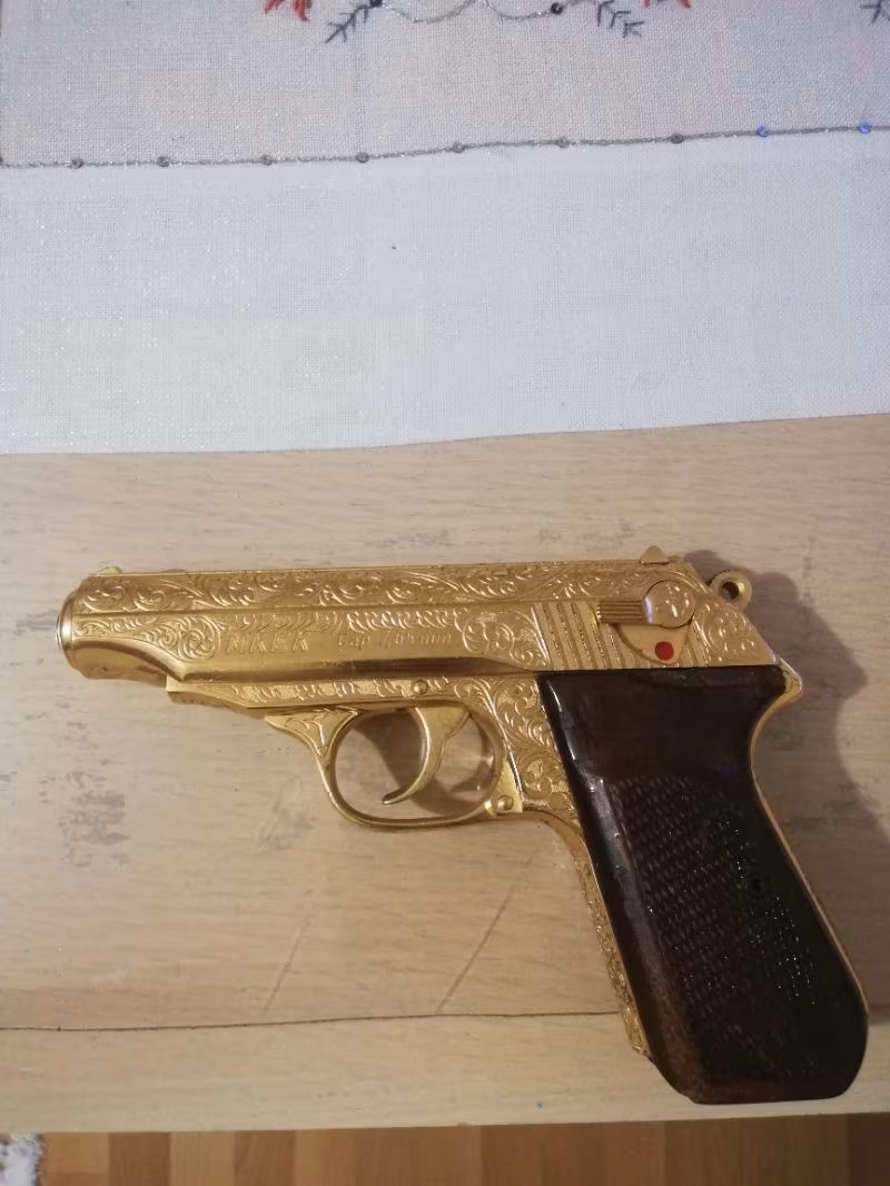 Memurdan çok temiz orjinal altın kaplamalı 7.65 kırıkkale