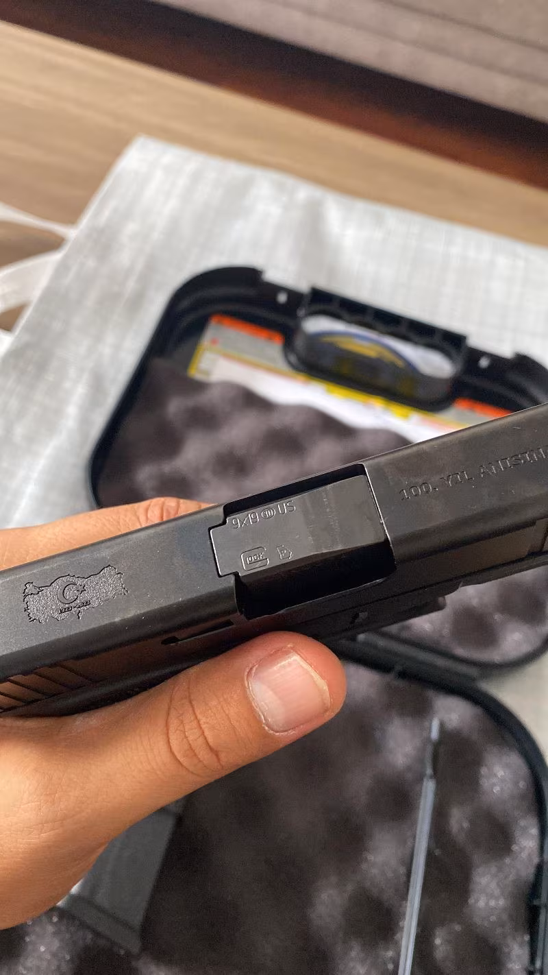 GLOCK 43X GEN5 ÖZEL SERİ 100 YIL ANISINA TURK SERİ NUMARALI BAYRAKLI