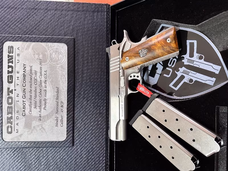 CABOT NATİONAL STANDARD 1911