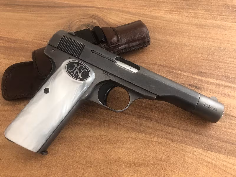 Uzun Belçika Browning 7,65