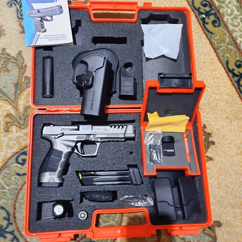 SARSILMAZ SAR9 METE SPORT Platinum UZUN NAMLU 9x19MM 19 KAPASİTELİ