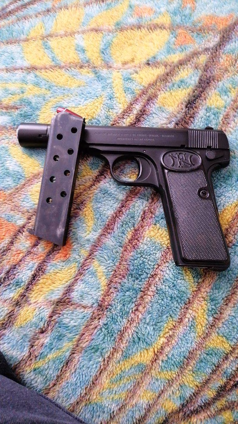 Browning 7.65 uzun Belçika