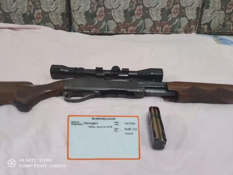 Remington 7600 pump action 30-06 kalibre 7.62×63