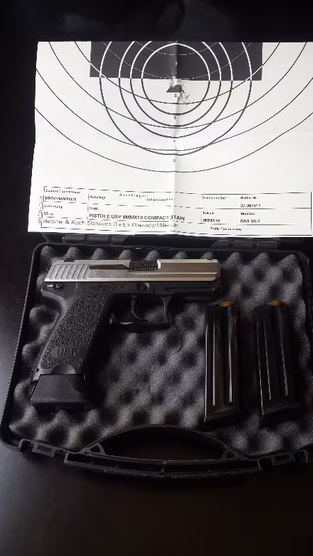 Satılık H&K USP Compact Stainlesss