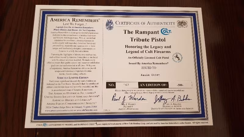 COLT RAMPANT