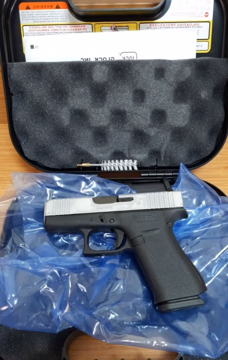 GLOCK 43X SİLVER SLİDE SIFIR!!!