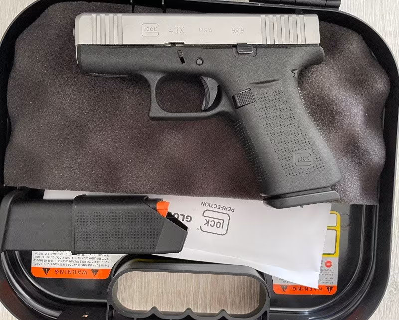 2023 SIFIR GLOCK 43X GEN 5 SİLVIR