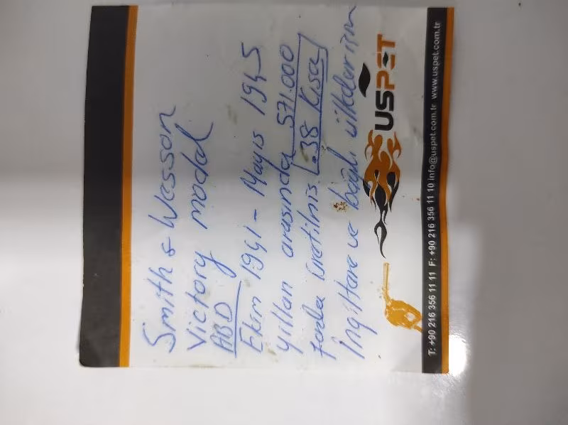 1941 yapımı Smith wesson