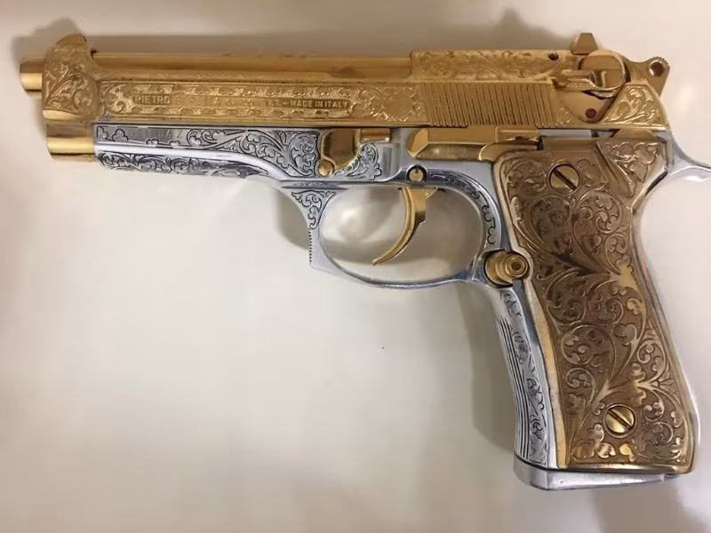 Beretta 9mm ALTIN KAPLAMA