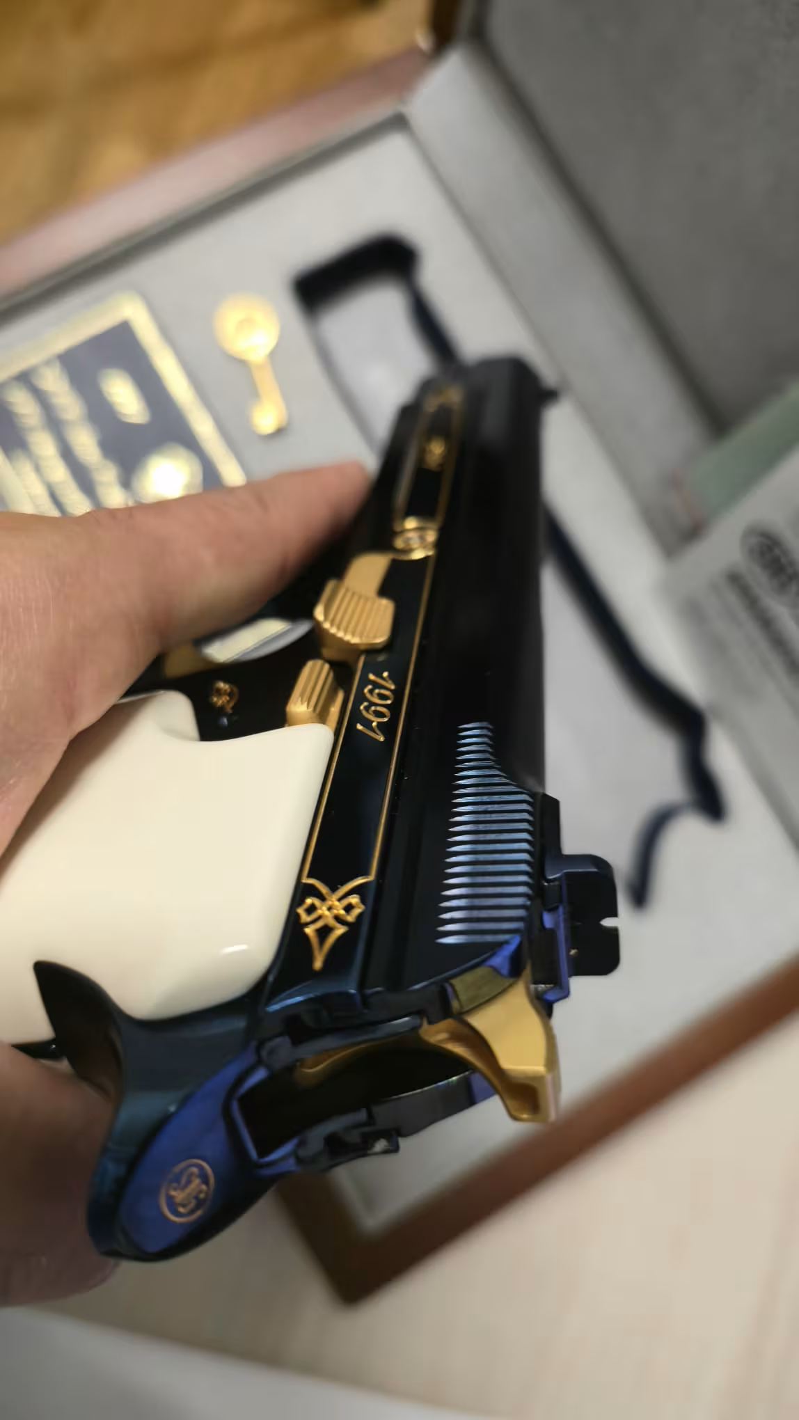 Sig Sauer P210 Blue Helvetica 700.YIl Özel Seri