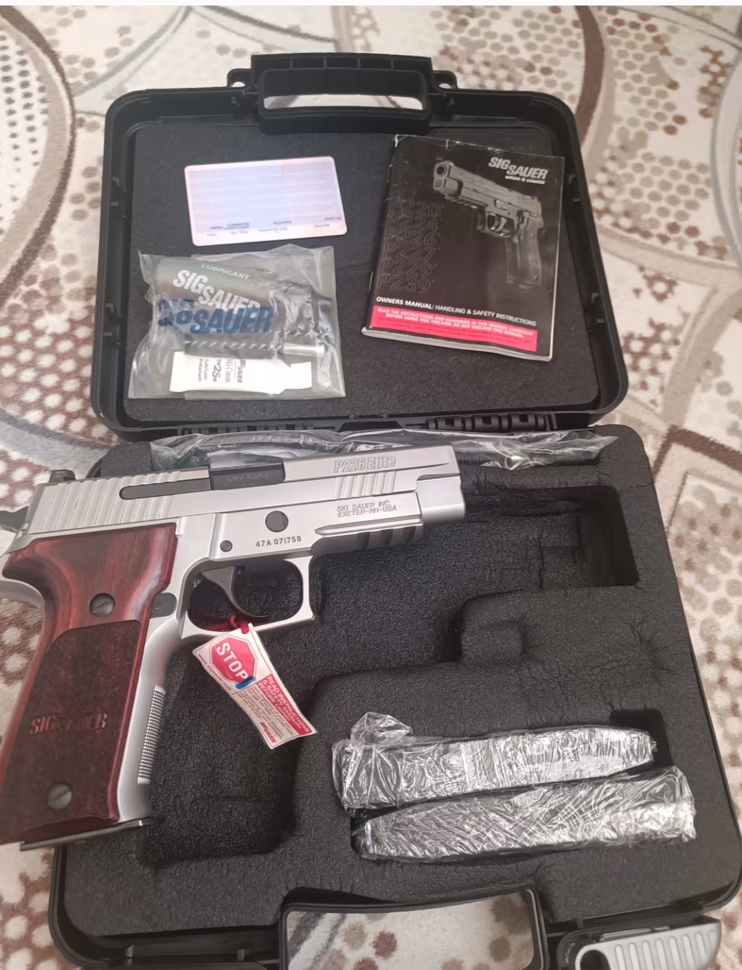 O kutuda p226  elite stainless