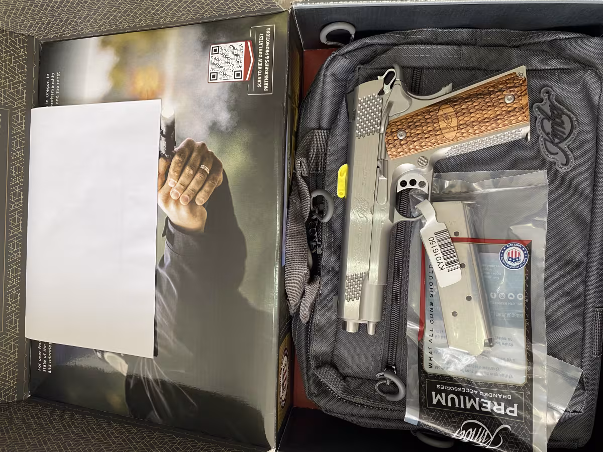 Kamu Çalışanından Sıfır Kutusunda Kimber Stainless Raptor II  (45 ACP) - Fırsat Fiyatı