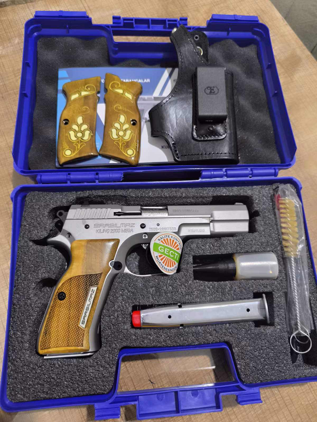 Memurdan 0 hiç atış yapılmamış sarsılmaz kılınç mega 2000 inox