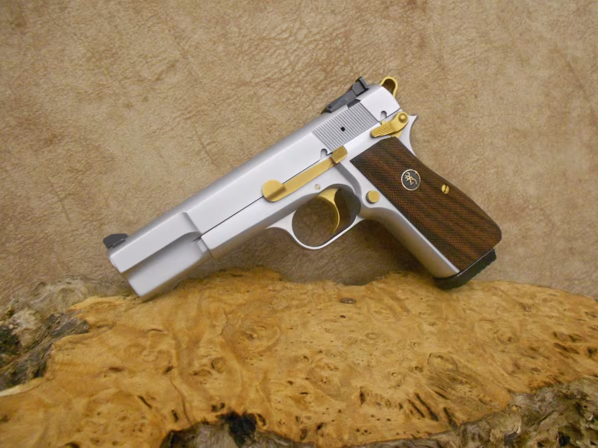 Browning Hi Power Silver Chrome